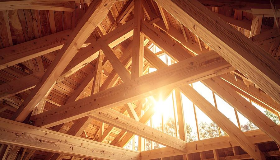 Wooden truss structure